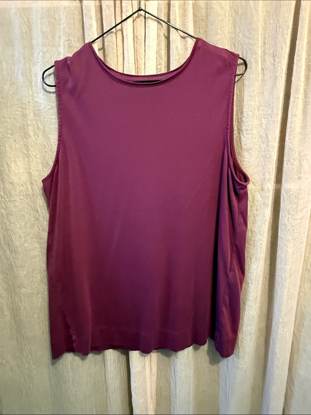 J. Jill Plum Sleeveless Scoop Neck Tank